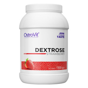 Węglowodany Dekstroza Ostrovit Dextrose 1000g Truskawka