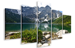 Obraz Do Salonu Tatry Morskie Oko 200x120 Olbrzymi
