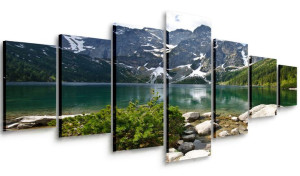 Obraz Do Salonu Tatry Morskie Oko 210x100 Wielki