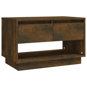 Szafka pod TV, przydymiony dąb, 70x41x44 cm, płyta wiórowa
