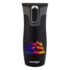 Kubek termiczny Contigo West Loop 2.0 470 ml - Poznań - czarny