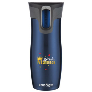Kubek termiczny Contigo West Loop "Królowa Mama" 470 ml - granatowy