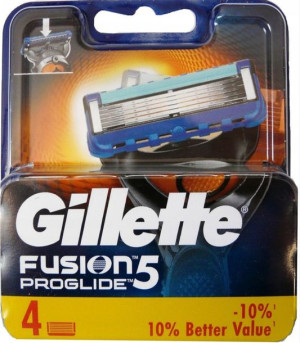 Gillette Fusion5 Proglide Ostrza Wymienne 4szt.