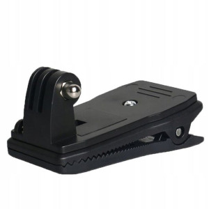 Klips Na Plecak Mocowanie Gopro 10, 9,8 Black