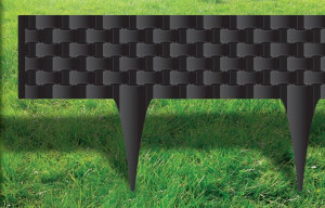 PALISADA obrzeże ogrodowe czarne 80 cm RATTAN PALISADE
