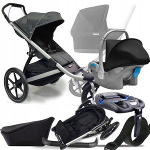 Wózek Thule 4w1 Urban Glide 2 Gray I Kite+ Baza