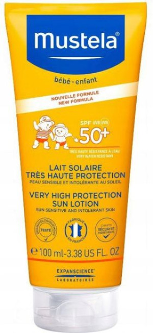 Mustela Sun Mleczko Przeciwsłoneczne Spf 50+ 100ml