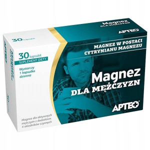 Apteo Magnez Dla Mężczyzn Selen Cynk Maca Wit B 30