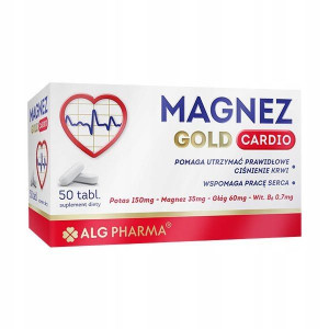 Magnez Gold Cardio Magnez Potas 50tabl.