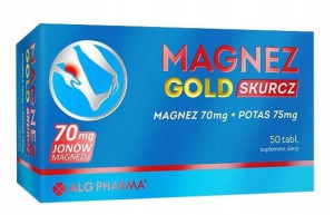 Magnez Gold Skurcz Magnez + Potas B6 Zmęczenie 50