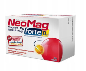 Neomag Forte D3 Magnez Wit D3 Odporność Zmęczenie