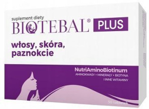 Biotebal Plus Skóra Włosy Paznokcie 30 Tabletek