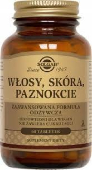 Solgar Formuła Włosy Skóra Paznokcie 60tabl.