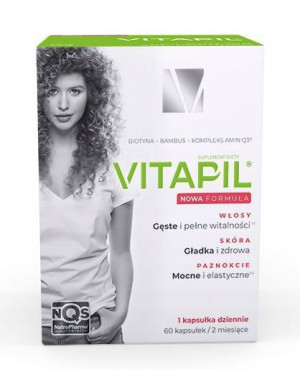Vitapil Z Biotyną I Bambusem Nowa Formuła Włosy 60