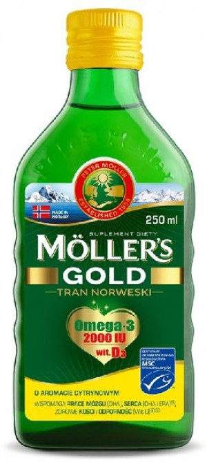 Moller's Gold Tran Norweski Mollers Płyn 250m