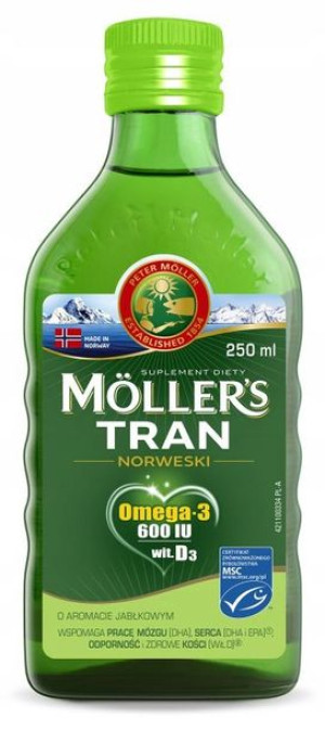 Moller's Tran Norweski Smak Jabłkowy Mollers 250ml