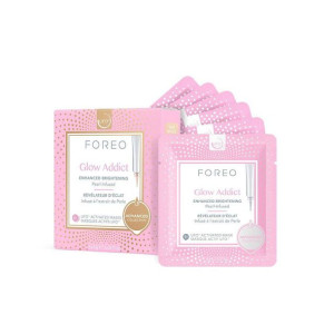 Foreo - Ufo Glow Addict Mask rozjaśniająca maseczka do twarzy 6x6g