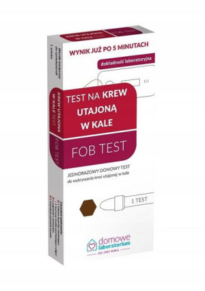 Test Fob Do Wykrywania Krwi Utajonej W Kale 1 Szt