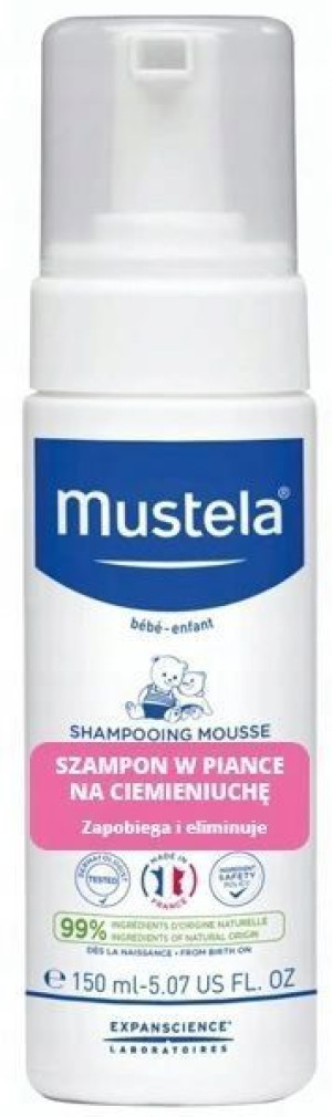 Mustela Szampon W Piance Na Ciemieniuchę Niemowląt