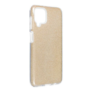 Futerał Forcell SHINING do Samsung A12 zloty