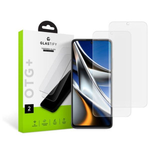 Szkło hartowane GLASTIFY OTG+ 2-PACK XIAOMI POCO X4 PRO 5G bezbarwny