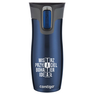 Dzień Taty Kubek termiczny Contigo West Loop "Tata" 470ml - granat mat