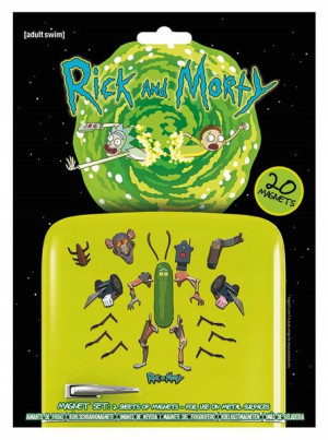 Rick And Morty Weaponize Pickle Magnesy Na Lodówkę