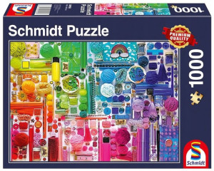 Puzzle 1000 Wszystkie Kolory Tęczy Schmidt