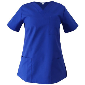 Bluza  medyczna chirurgiczna kolor chabrowy - S