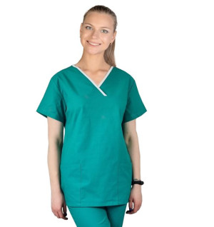 Bluza medyczna SOFT kolor zielony - S