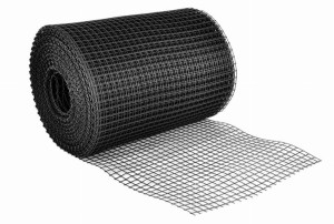 Siatka plastikowa, ogrodzeniowa 0,8x10m czarna