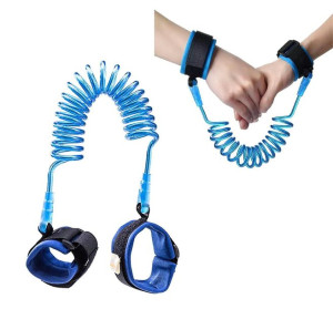 Bq44b Smycz Szelki Dla Dziecka 1,5m Blue
