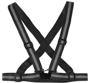 Ag590b Szelki Odblaskowe Kamizelka Black