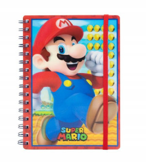 Zeszyt A5 Notes Super Mario Z Okładką 3d
