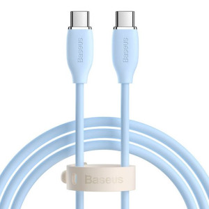 Kabel Usb-c Do Usb-c Baseus Jelly, 100w, 2m (niebieski)
