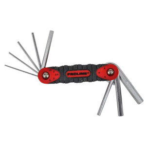 48367 Klucze imbusowe hex CrV zestaw  7 elementów, 2-10mm, Proline