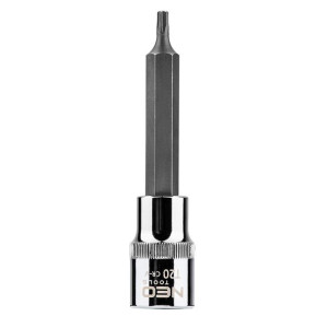 Końcówka Torx na nasadce 1/2", T20 x 100 mm