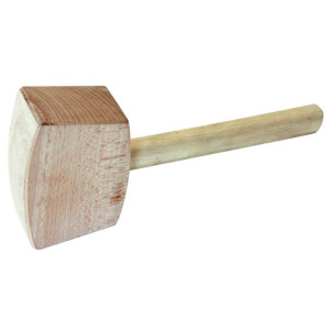 Młotek drewniany stolarski kwadratowy 500g