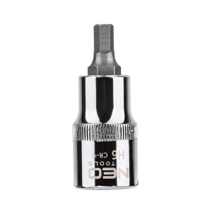 Końcówka sześciokątna na nasadce 1/2", H6 x 55 mm