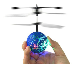 AG362E Latająca kula disco led ufo blue