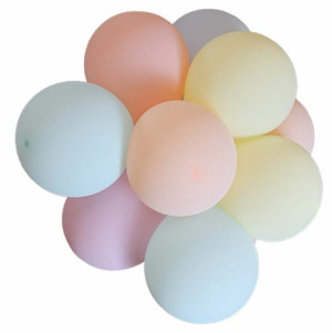 AG624D Kolorowe balony 70szt mix pastel