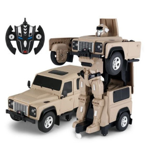 Land Rover Transformer 1:14 2.4GHz RTR (akumulator, ładowarka USB) - żółty