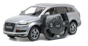 Audi Q7 1:14 RTR (zasilanie na baterie AA) - Srebrny