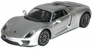 Porsche 918 Spyder 2015 1:14 RTR (zasilanie na baterie AA) - srebrny