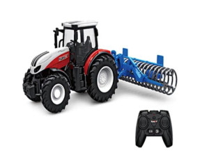 Ciągnik rolniczy z zagęszczarką 1:24 2.4GHz RTR