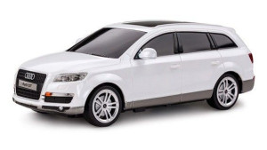 Audi Q7 1:24 RTR (zasilanie baterie AA) - Biały