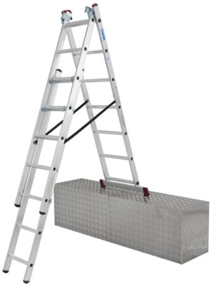Drabina wielofunkcyjna na schody Krause Corda 3x7 szczebli 033376