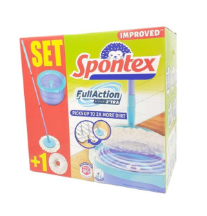 SPONTEX Full Action Mop Obrotowy + 2 wkłady