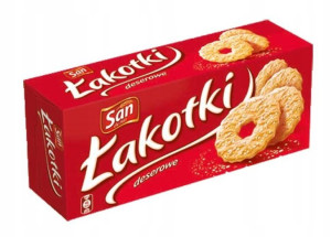 Ciastka łakotki z cukrem herbatniki cukier 168g