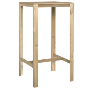Stolik barowy, 60 x 60 x 110 cm, impregnowana sosn